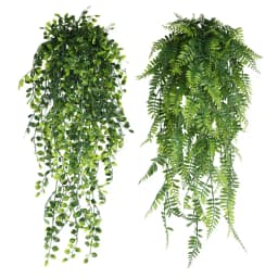 Persian Fern Leaves Vines Home Room Decor Hanging Artificial Plant Plastic Leaf Grass Wedding Party Wall Balcony Decoration