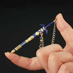 Game Zelda Link Master Sword Key chains Cosplay Alloy Openable Swords Pendant Props Keychain Accessoories Key Ring Xmas Gift