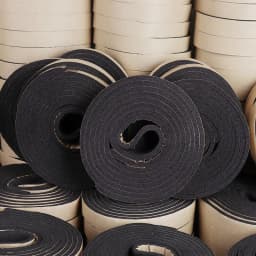EPDM Self Adhesive Sponge Seal Strip Rubber Black Foam Strong Single-sided Adhesive Soundproof Anti-collision Seal Gasket