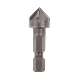 90 Degree Countersink Drill Chamfer Bit 1/4" Hex Shank Carpentry Woodworking Angle Point Bevel Cutting Cutter Remove Bur