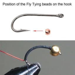 25Pcs/lot Nice-Designed Slotted Tungsten Beads Fly Tying Beads Tungsten 2mm/2.5mm/2.8mm/3.3mm/3.5mm Fly Tying Material