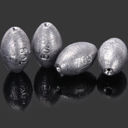 5pcs 2g-30g Fishing Weight Sinker Fishing Olive Shape Rig Sinkers Fishing Weights Split Shot Sink Fishing Tackle Tool Accessory