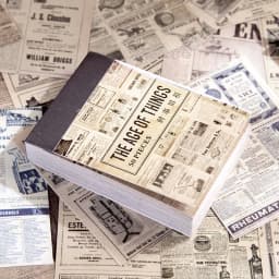 JIANQI 50 pcs Scrapbooking Adhesive Diy Stickers Vintage INS Stickers Book for Decorative Diary Album Junk Journal Supplies