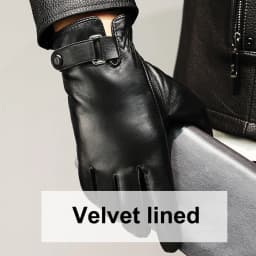Winter Autumn Genuine Leather Gloves Men Sheepskin Warm High Quality Windproof Business Male Guantes Touch Screen Driving Mitten