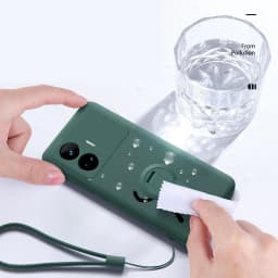 For Realme GT GT5 Neo 3 5 2 Neo5 Case For Realme 11 10 12 Pro Plus Phone Case Silicone Soft Cover Protector With Holder Lanyard