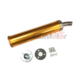 Free shipping universal metal 60x280mm long motorcycle racing exhaust pipe muffler silencer 2stoke muffler escape for 50cc-240cc