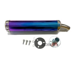 Free shipping universal metal 60x280mm long motorcycle racing exhaust pipe muffler silencer 2stoke muffler escape for 50cc-240cc