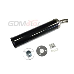 Free shipping universal metal 60x280mm long motorcycle racing exhaust pipe muffler silencer 2stoke muffler escape for 50cc-240cc