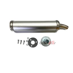 Free shipping universal metal 60x280mm long motorcycle racing exhaust pipe muffler silencer 2stoke muffler escape for 50cc-240cc