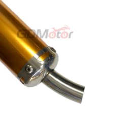 Free shipping universal metal 60x280mm long motorcycle racing exhaust pipe muffler silencer 2stoke muffler escape for 50cc-240cc