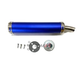 Free shipping universal metal 60x280mm long motorcycle racing exhaust pipe muffler silencer 2stoke muffler escape for 50cc-240cc