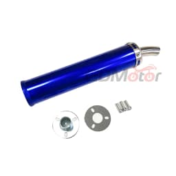 Free shipping universal metal 60x280mm long motorcycle racing exhaust pipe muffler silencer 2stoke muffler escape for 50cc-240cc