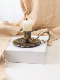 European Style Church Home Villa Handicrafts Cande Decorations Zinc Composite Candlestick Rack Home Decor Living Room Decor Part