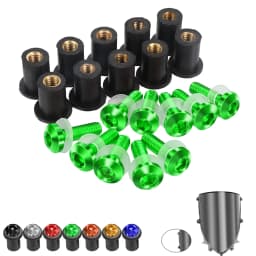 Windshield Wind Deflectors Bolts For Kawasaki Versys 650 Versys 1000 ZZR1400 ZZR600 ZZR1100 ZX-11 ZZR1200 GPZ500 GPZ500 Vulcan