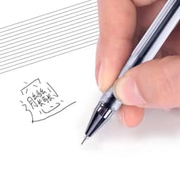 4 Pcs/set 0.28mm Ultra Fine Gel Pen Creative Large Capacity Black Ink Signature Pen Student Writing Supplies Stationery Gifts