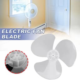 16 Inch 3 Leaves Fan Blades Household Plastic Fan Blade Three Leaves For Standing Pedestal Fan Table Fanner General Accessories
