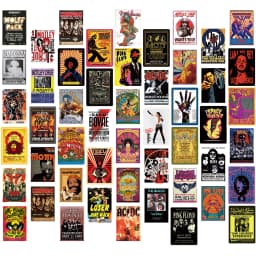 10/30/50PCS Popular Cartoon Rock Singer Sticker Pack Skateboard Guitar Decoration DIY Laptop Waterproof Graffiti Decal Wholesale