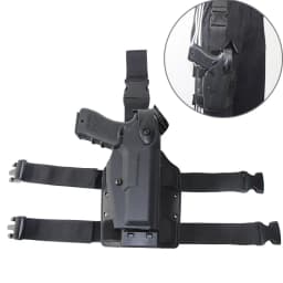 Tactical Drop Leg Holster for GL 17 19/Colt 1911/H&K USP/M9/P226 Pistols Thigh Leg Holster Paddle Platform