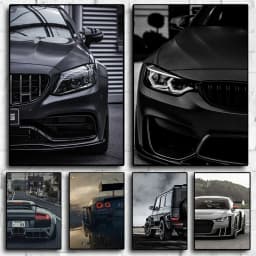 World Mingche Sports Car High Quality Poster For Living Room Decoration Canvas Painting Art Home Wall Office Decor Picture