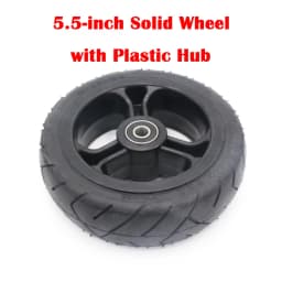 5.5 Inch Solid Wheels 5.5x2 Tire Solid Tyre Alloy or Plastics Rim for Fast Wheel F0,jackhot,Nes Carbon Fiber Electric Scooter