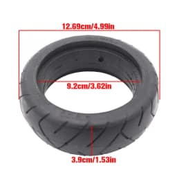 5.5 Inch Solid Wheels 5.5x2 Tire Solid Tyre Alloy or Plastics Rim for Fast Wheel F0,jackhot,Nes Carbon Fiber Electric Scooter