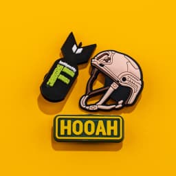1pcs PVC Guns Charms Tanks Aircraft Missiles Shoe Charms for Sneakers Pin Accessories Dollar Shoe Decorations Buckle Pendant