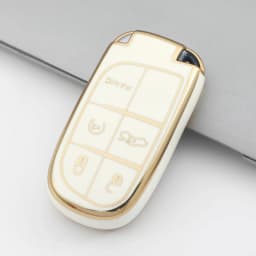Soft TPU Car Remote Key Cover Case Shell for Jeep Commander Grand WK2 KL BU MP Dodge Chrysler 200 300C Protection Accessories