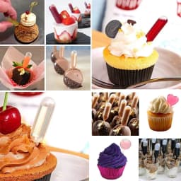 50/100pcs 4ml Cupcake Pipettes Plastic Squeeze Dropper Liquid Transfer Pipettes Macaron Stuffed Dispenser for Cupcakes Dessert