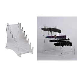 Acrylic Transparent Knife Holder Countertop Cutlery Storage Knives Display Stand Drop Shipping