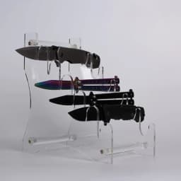 Acrylic Transparent Knife Holder Countertop Cutlery Storage Knives Display Stand Drop Shipping