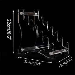 Acrylic Transparent Knife Holder Countertop Cutlery Storage Knives Display Stand Drop Shipping
