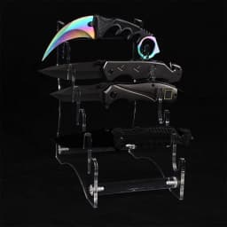 Acrylic Transparent Knife Holder Countertop Cutlery Storage Knives Display Stand Drop Shipping