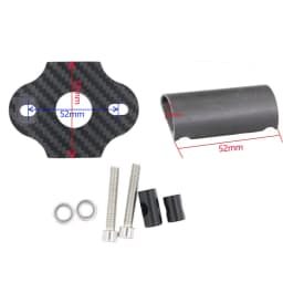 Carbon Fiber Bicycle Seat Post Top Cap with Screw For F12 Seatpost Carbon Top Cover Stem Cover