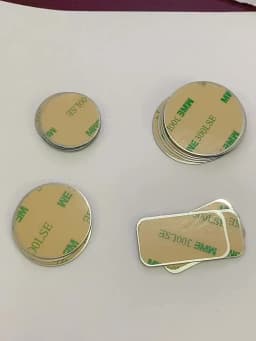 10pcs 40mm 35mm 30mm 25mm 20mm Metal Plate disk iron sheet for Magnet Mobile Phone Holder For Magnetic Car Phone Stand holders