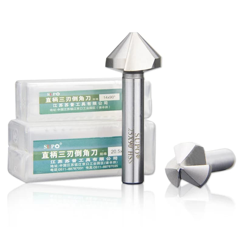 90 Degree 3 Flute HSS Countersink Drill Bit Chamfering Deburring Cutter 4.5-60mm Woodworking & Metalworking Tools