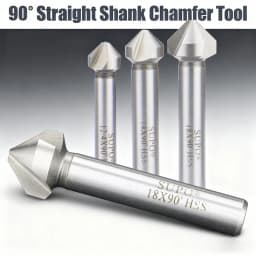 90 Degree 3 Flute HSS Countersink Drill Bit Chamfering Deburring Cutter 4.5-60mm Woodworking & Metalworking Tools