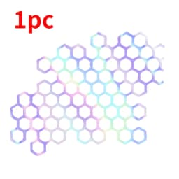 Motorcycle Sticker Honeycomb Waterproof Stickers Helmet Decals Car Stickers Bumper Creative Decoration Sticker Car Accessories