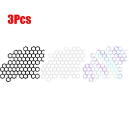 Motorcycle Sticker Honeycomb Waterproof Stickers Helmet Decals Car Stickers Bumper Creative Decoration Sticker Car Accessories