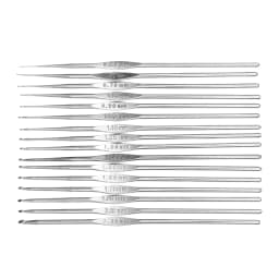 1pc Metal Handle Crochet Hook Knitting Needle 0.5-2.7mm Lace Crochet Needles Set DIY Knitting