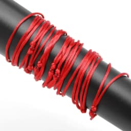 5 Kabbalah Red String Bracelets Evil Eye Jewelry Kabala Charm Fashion Bangle (Red 5)