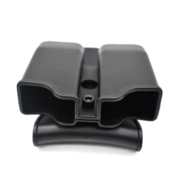 Tactical Pistol Double Magazine Pouch 9mm Mag Holder Carrier for Glock 17 19,Beretta M9 92,9mm .40 Cal airsoft hunting accessory