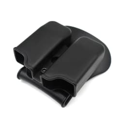 Tactical Pistol Double Magazine Pouch 9mm Mag Holder Carrier for Glock 17 19,Beretta M9 92,9mm .40 Cal airsoft hunting accessory