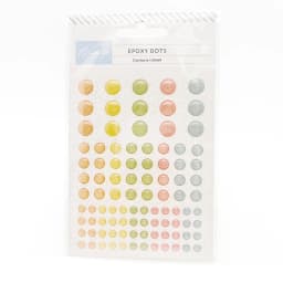 Creative Path Small Glitter Scrapbooking Enamel Dot Stickers Colored Epoxy Resin Round Journaling Mini Stickers For DIY Crafting