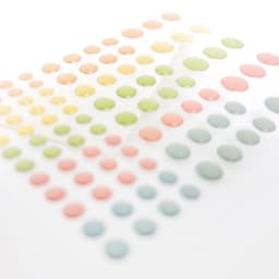 Creative Path Small Glitter Scrapbooking Enamel Dot Stickers Colored Epoxy Resin Round Journaling Mini Stickers For DIY Crafting
