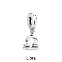 New Original 925 Sterling Silver Charms Star Moon Blue Crystal Glass Beads Fit Brand Bracelets Necklaces Jewelry For Women