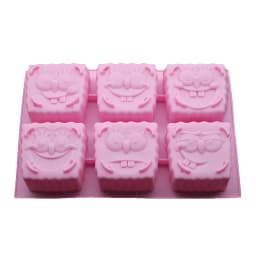 6 Hole Silicone Mold Chocolate Soap Mold Fondant Patisserie Candy Bar Mould Decoration Cake Baking Accessories Bakeware Tool