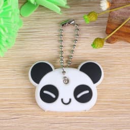 New Product Cartoon Silicone Protective Keychain Case Cover for Key Control Dust Cartoon Keyrings Holder Organizer Home Supplies