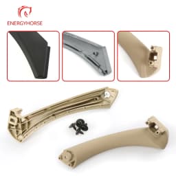 Car Inner Handle Interior Door Panel Pull Trim Cover Gray Beige Black left Right For BMW 3 series E90 E91 318 320 2005-2011