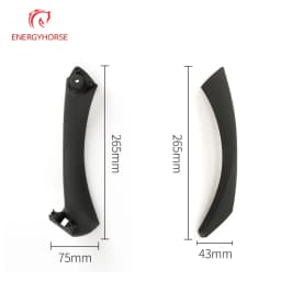 Car Inner Handle Interior Door Panel Pull Trim Cover Gray Beige Black left Right For BMW 3 series E90 E91 318 320 2005-2011