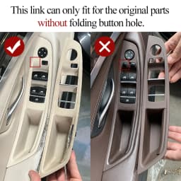 LHD High Quality Car Inner Passenger Door Panel Handle Pull Trim Cover For BMW F10 F11 F18 520 523 525 528 51417225865